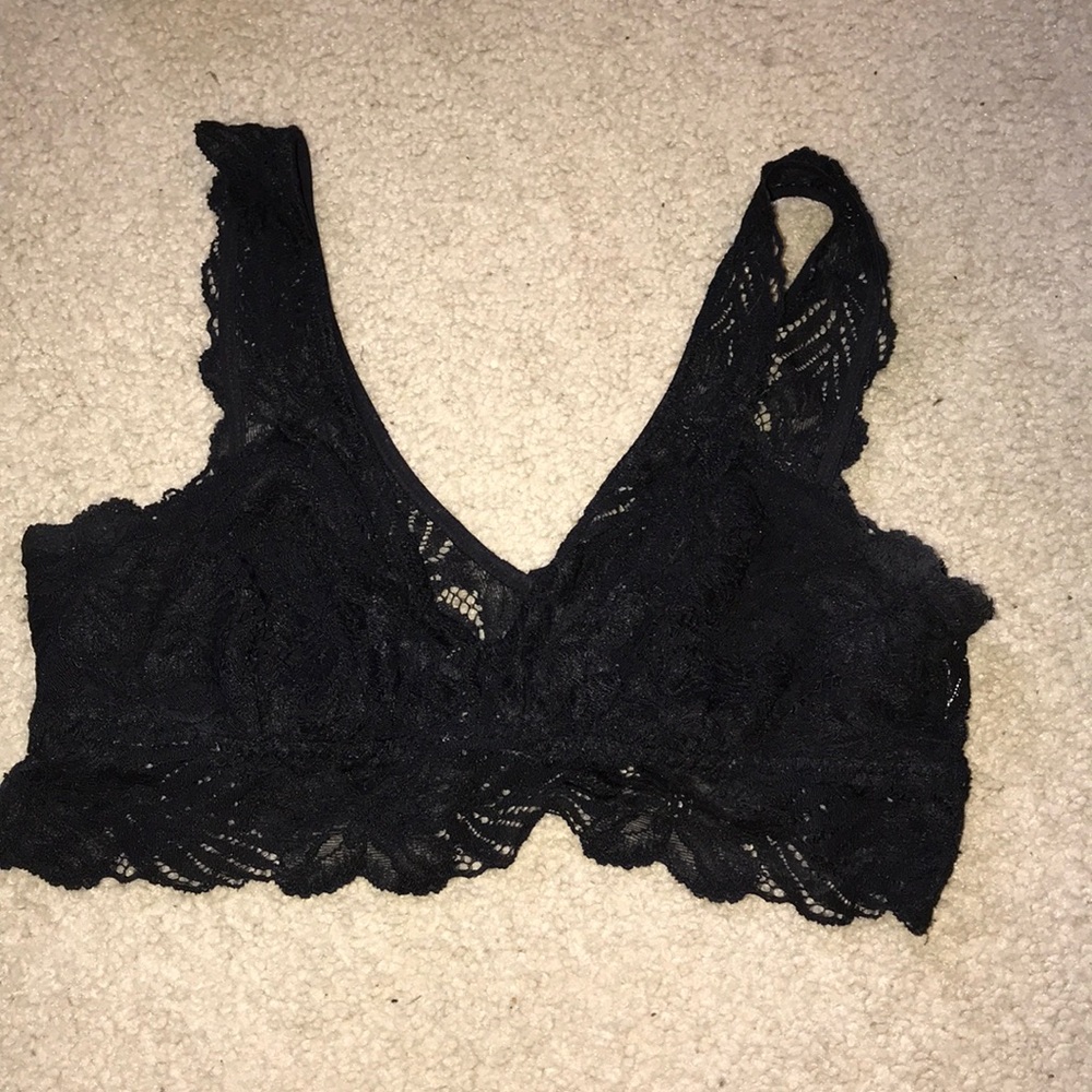 Black and Lacy Bralette